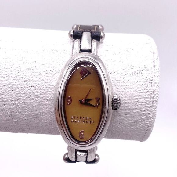 Vintage Silpada Watch Silver Tone and Stainless Steel with New Batteries - Picture 8 of 8